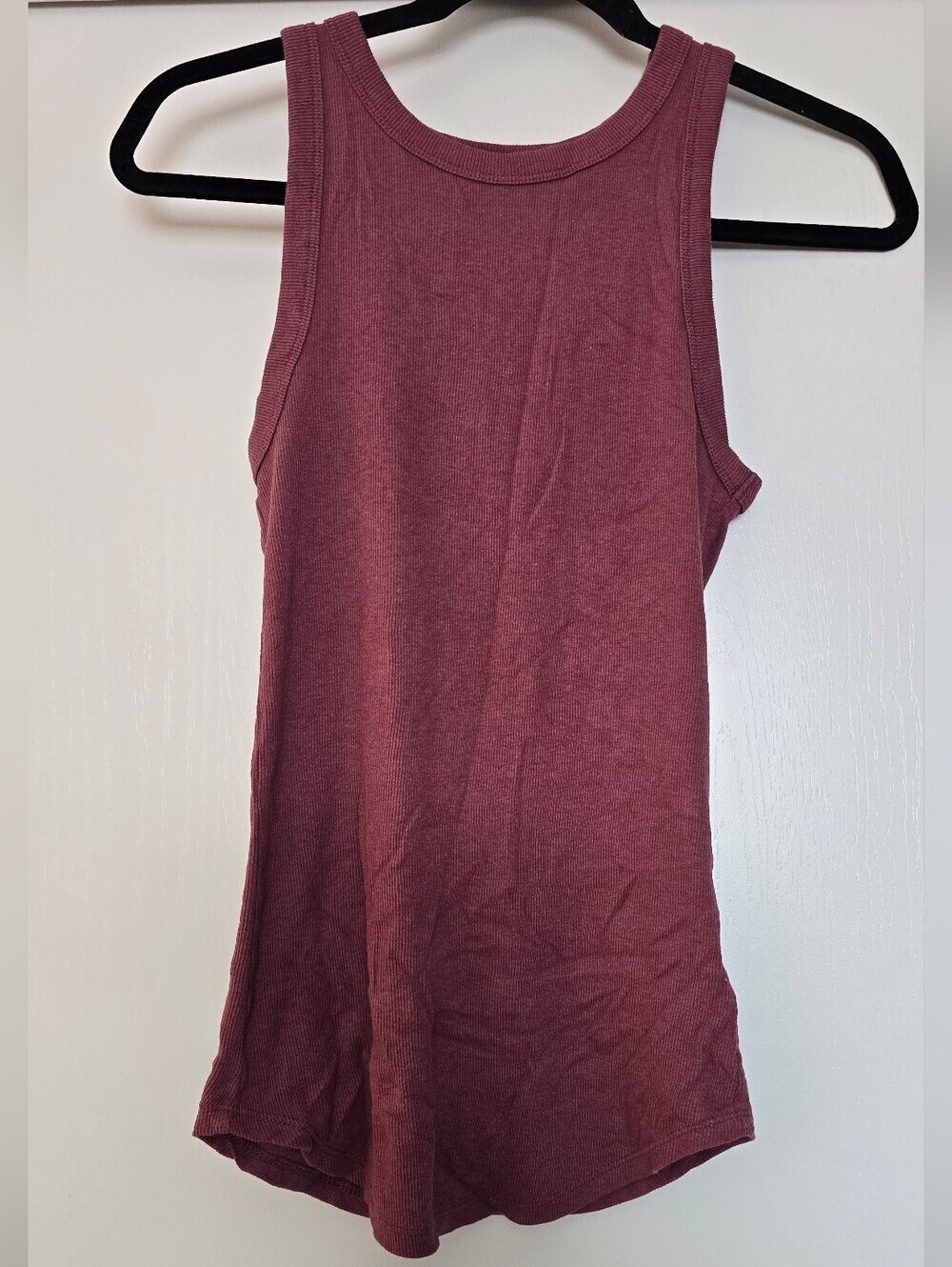A New Day - Pink-Mauve Sleeveless Ribbed Tank Top